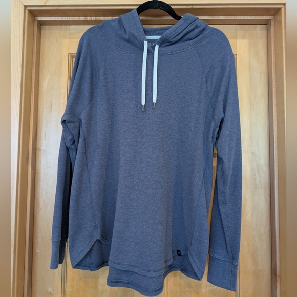 Under Armour Tops - Under Armour Blue Hooded Sweatshirt